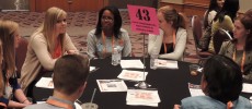 Grace Hopper Conference Student Opportunity Lab CRA-W Table