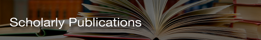Scholarly Publications banner image