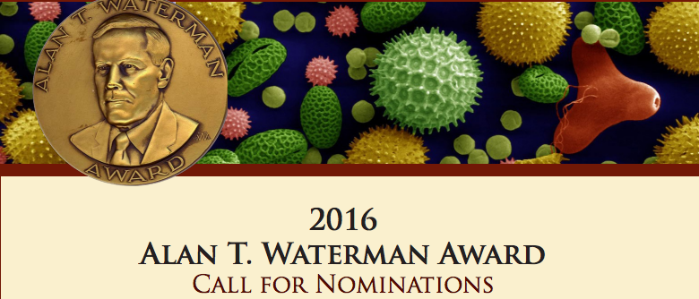 2016 Waterman Award Announcement