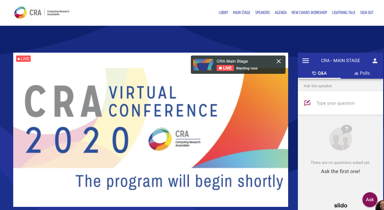 Highlights from the CRA Virtual Conference 2020 CRA