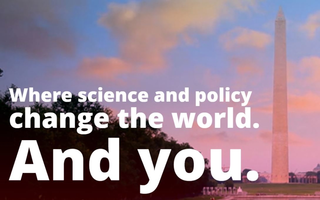 AAAS Science & Technology Policy Fellowships Impact Policy with a Life