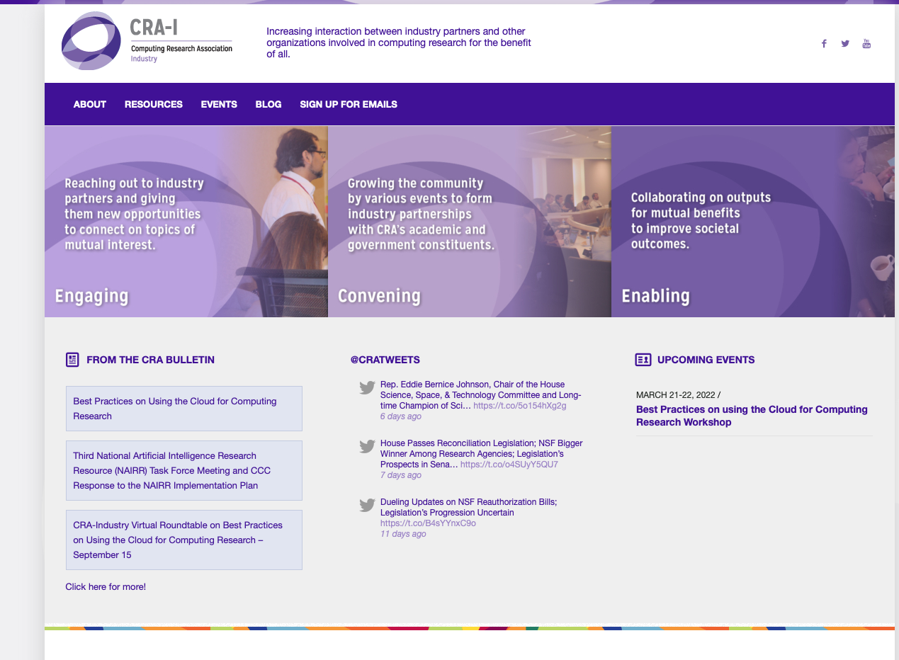 CRA-I Website image